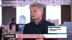 Microsoft's EMEA President on Supply Chains, China News Clip