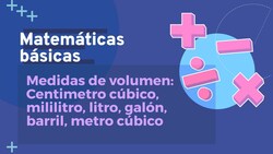 Medidas de volumen: Centímetro Cúbico, Mililitro, Litro, Galón, Barril, Metro Cúbico Instructional Video