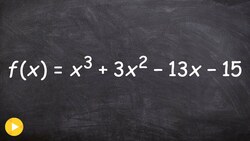 Find all the possible rational zeros given a polynomial Instructional Video
