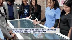 Bronx high school students get hands-on nursing experience through new program Instructional Video