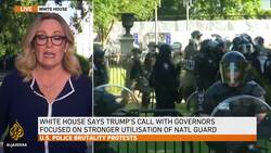 Capturing police crackdown on protesters outside White House News Clip