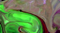 Abstract Colorful Mixing Oil And Paint Blasting Background Texture Stock Footage