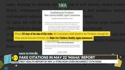 First health report by RFK jr stirs row over incorrect citations News Clip