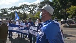 CLEAN : Nicaraguans exiled in Guatemala protest against Nicaragua's elections News Clip