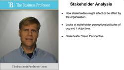 Stakeholder Analysis Instructional Video