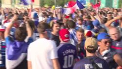 CLEAN : Euro 2020: France fans parade towards stadium ahead of Portugal clash News Clip