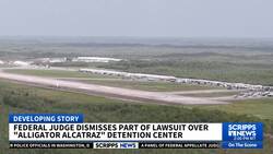 Judge dismisses part of lawsuit over ‘Alligator Alcatraz’ immigration detention center News Clip