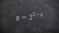 Learn how to graph the exponential function with transformations Instructional Video