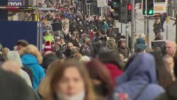 People shopping in Edinburgh News Clip