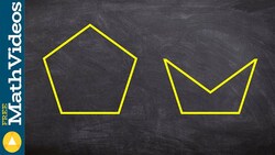 What is the difference between convex and concave polygons Instructional Video