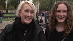 Tourists react to the announcement of Duchess of Sussex pregnancy Instructional Video