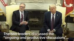 Starmer and Trump discuss ‘ongoing and productive’ trade talks News Clip