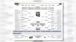 UCONN mascot makes his picks for NCAA  basketball championship News Clip