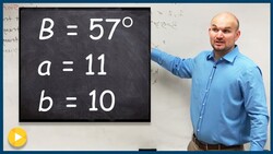 Given SSA determine if 1,2 or no triangles exist Instructional Video
