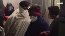 Banksy-funded boat brings migrants to safety in Lampedusa News Clip