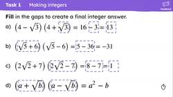 Rationalising a two term denominator Instructional Video