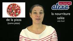 Salty Food French (basic French vocabulary from Learn French With Alexa) Instructional Video