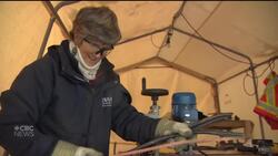 Yellowknife woman raises thousands for charity with scrap metal News Clip