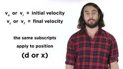 Kinematics Part 1: Horizontal Motion Instructional Video
