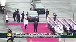 Kim Jong-Un Visits 'Choe Hyon' During a Military Exhibition to 'Punish Provocations' News Clip