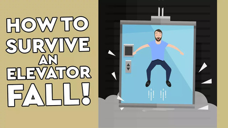 Can You Survive An Elevator Fall By Jumping?