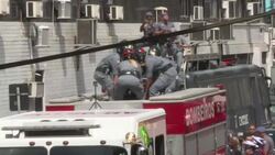 CLEAN : Pele's funeral procession starts in streets of Santos News Clip