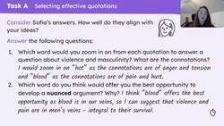 'Romeo and Juliet': selecting effective quotations and using context effectively Instructional Video