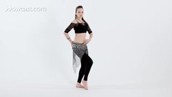 How to Do a Hip Drop & Kick Belly Dance Move Instructional Video