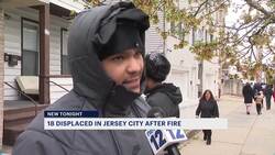 Fire breaks out at Jersey City residential buildings; 18 displaced News Clip