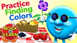 Preschoolers Learn to Say Colors on a Picnic Instructional Video