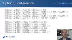 Cisco CCNA 200-301: The Complete Guide to Getting Certified - Router with Separate Interfaces Instructional Video