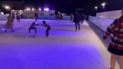 CLEAN : Tokyo ice rink brings some Christmas cheer amid virus News Clip