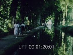 Family Garden Winter Holiday 1950s Stock Footage