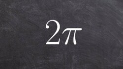 Graph a Negative Angle in Radians Larger than 2PI Instructional Video