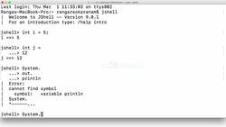 Learn Java from Scratch - A Beginner's Guide - JShell Tip - Multiple Lines of Code Instructional Video