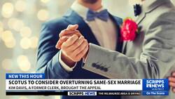 Former Kentucky clerk urges Supreme Court to reconsider same-sex marriage in religious liberty case News Clip