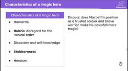 'Macbeth': exploring Macbeth as the tragic hero Instructional Video