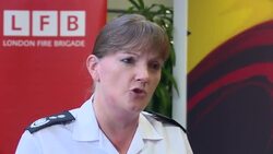 Interview with London Fire Brigade Commissioner Dany Cotton News Clip