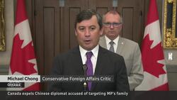 Canada expels Chinese diplomat News Clip