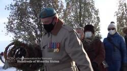 Volunteers step in to replace thousands of stolen wreaths for veterans News Clip