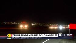 LA Protests: Trump We'll See If Insurrection Act Needed Amid Chaos News Clip