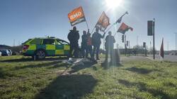 NHS staff on strike in Bristol during 'hugely disrupted' day for health service News Clip