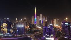 Drone Captures World's Most Iconic Skyscrapers Stock Footage