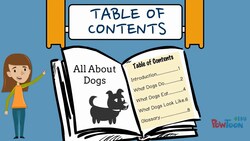 Informational Writing for Kids - Episode 7: Making a Table of Contents Instructional Video