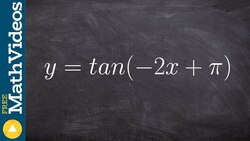 How to identify the transformations of tangent Instructional Video