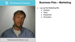 Business Plan - Marketing Section Instructional Video