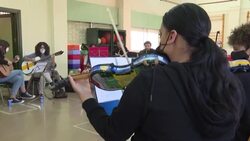 CLEAN : Spanish orchestra makes music from recycled junk News Clip