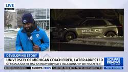 University of Michigan coach fired, later arrested over alleged inappropriate relationship with staffer News Clip