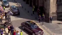 Protesters chant 'not my king' as King Charles arrives in Edinburgh Instructional Video