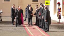 Pope Leo discusses Gaza with Palestinian President Abbas News Clip